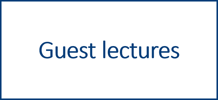 Guest lectures