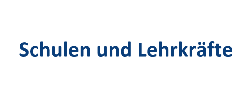 Hier gelangen Sie zur Seite für Schulen und Lehrkräfte.