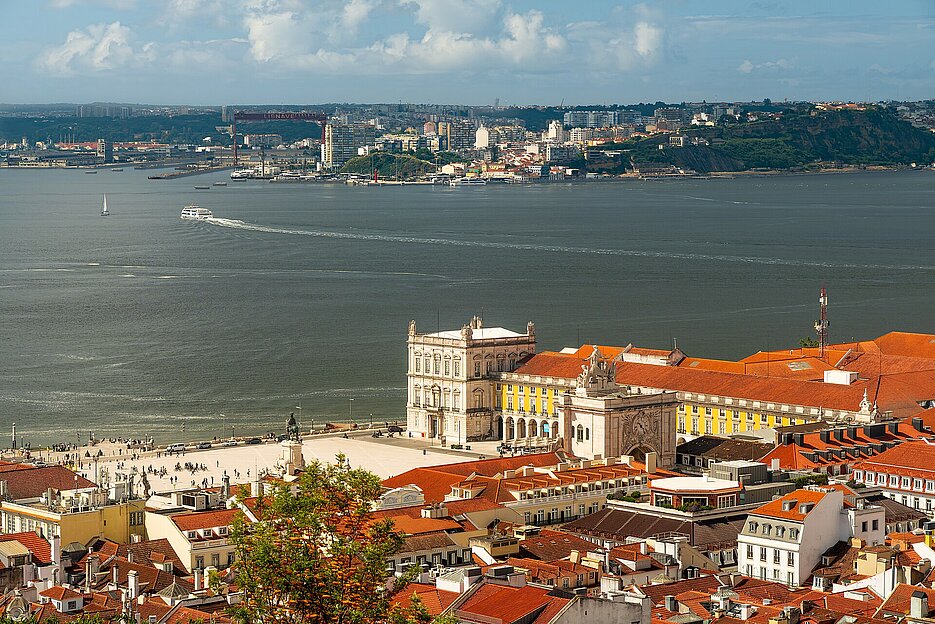Praça do Comércio in Lissabon