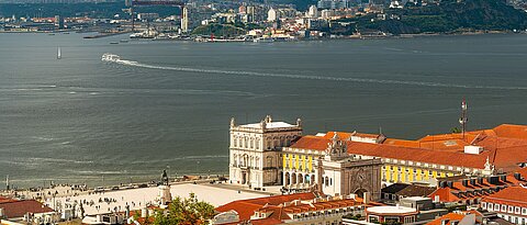 Praça do Comércio in Lissabon