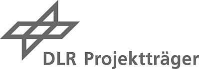 DLR-PT Logo grau deutsch lang