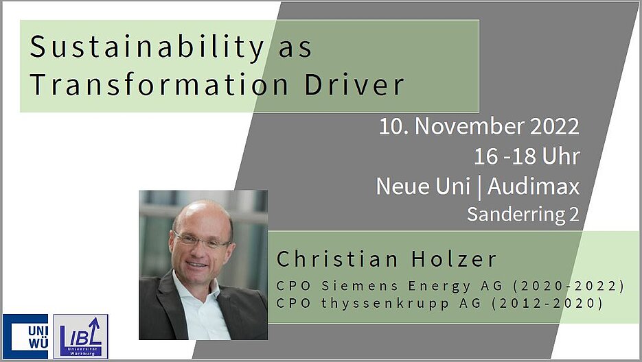 Gastvortrag Christian Holzer CPO Siemens Energy AG