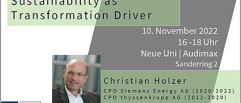 Gastvortrag Christian Holzer CPO Siemens Energy AG