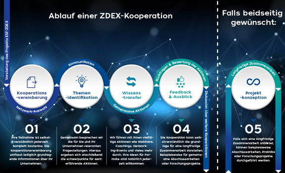 ESF-ZDEX Universität Würzburg - Ablauf einer Kooperation