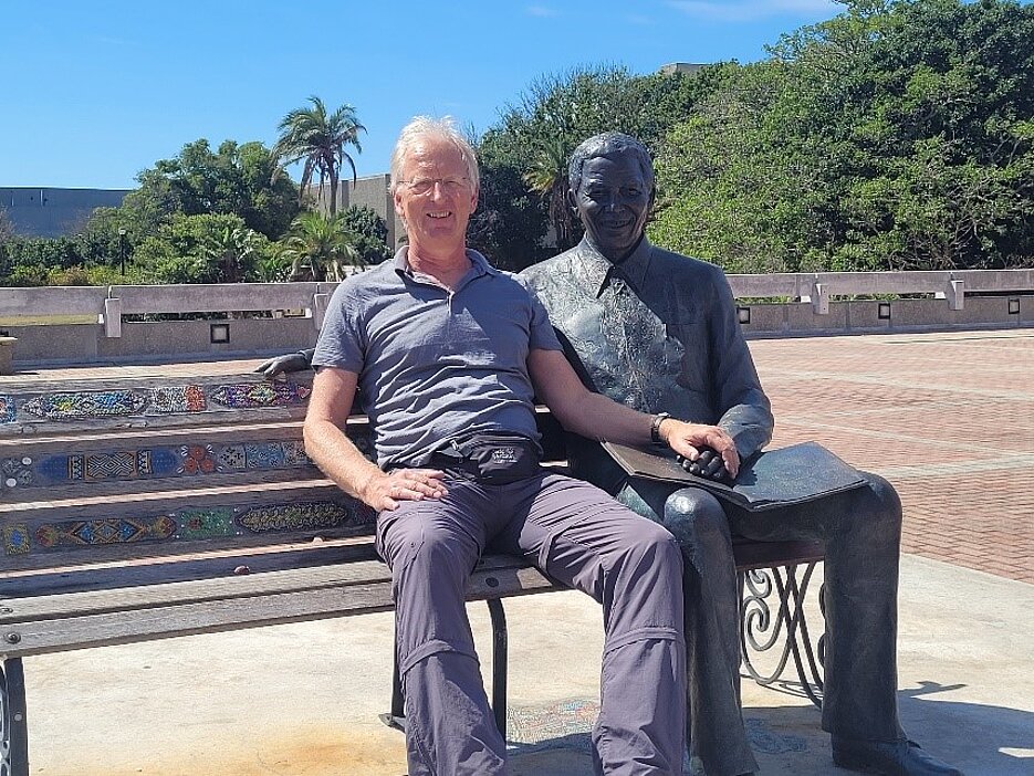 Prof. Bogaschewsky mit Nelson Mandela